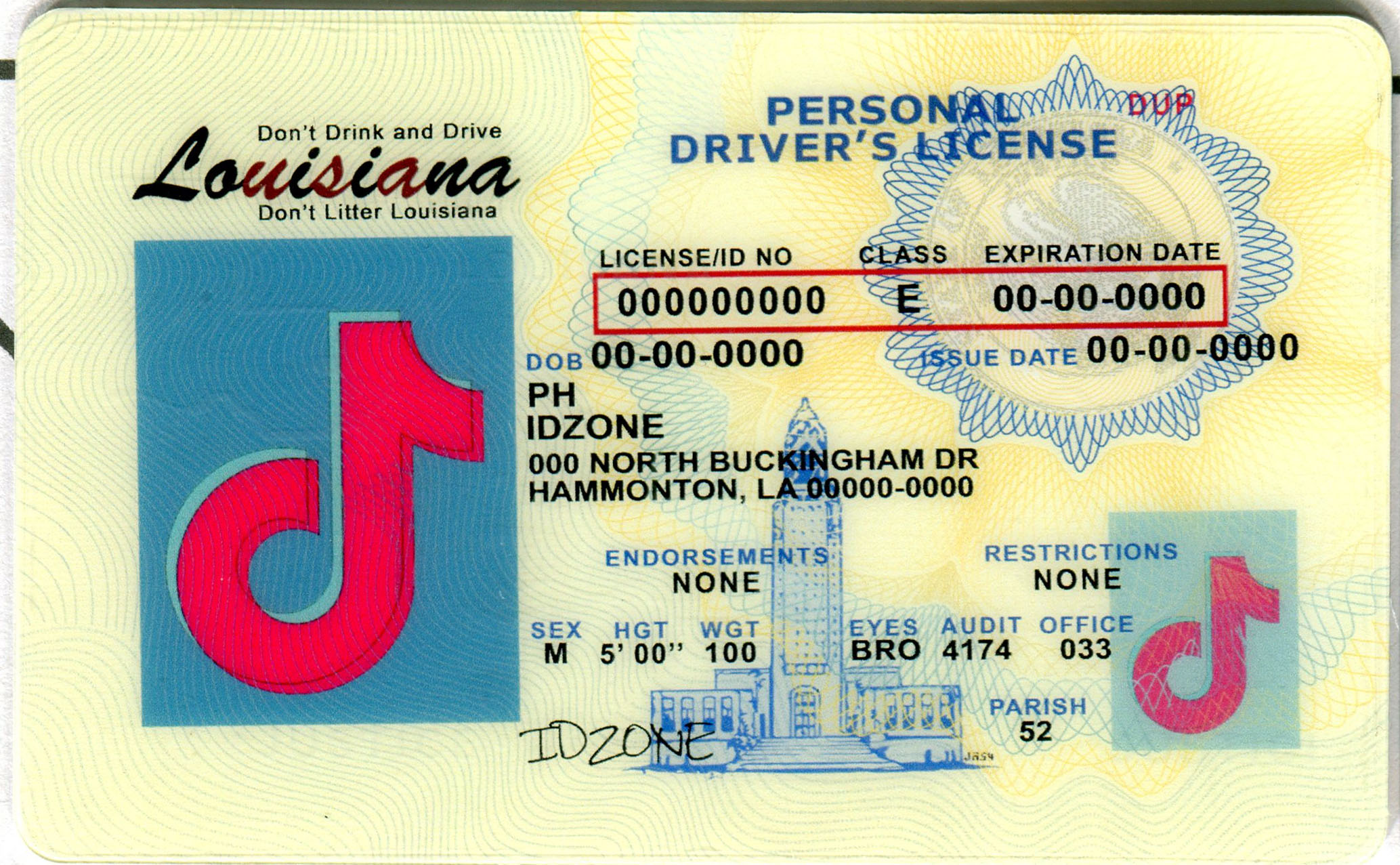 LOUISIANA buy fake id