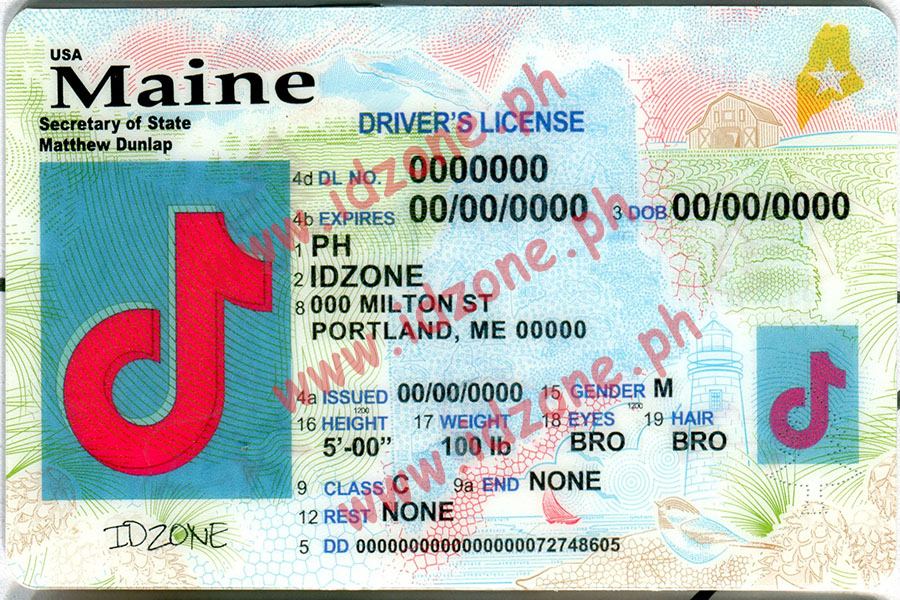 FAKE ID MAINE