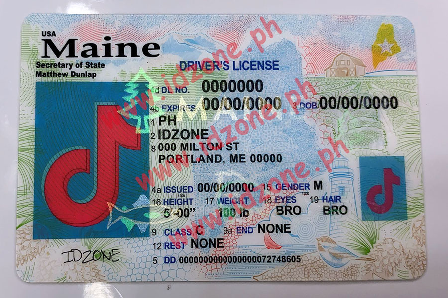 FAKE ID MAINE