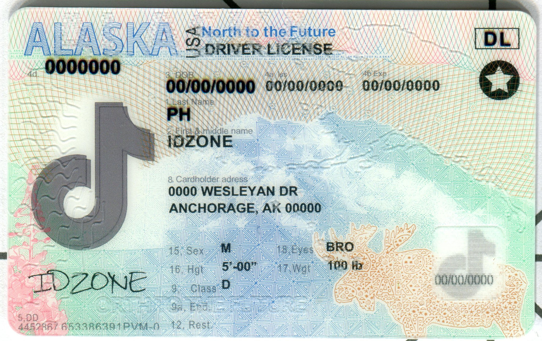 ALASKA-New Scannable fake id