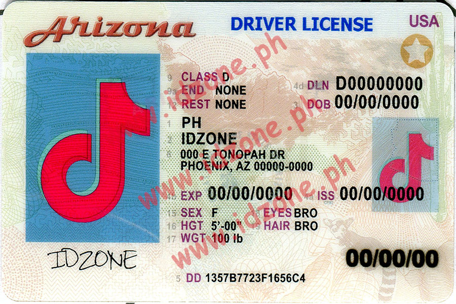 ARIZONA-Old Scannable fake id