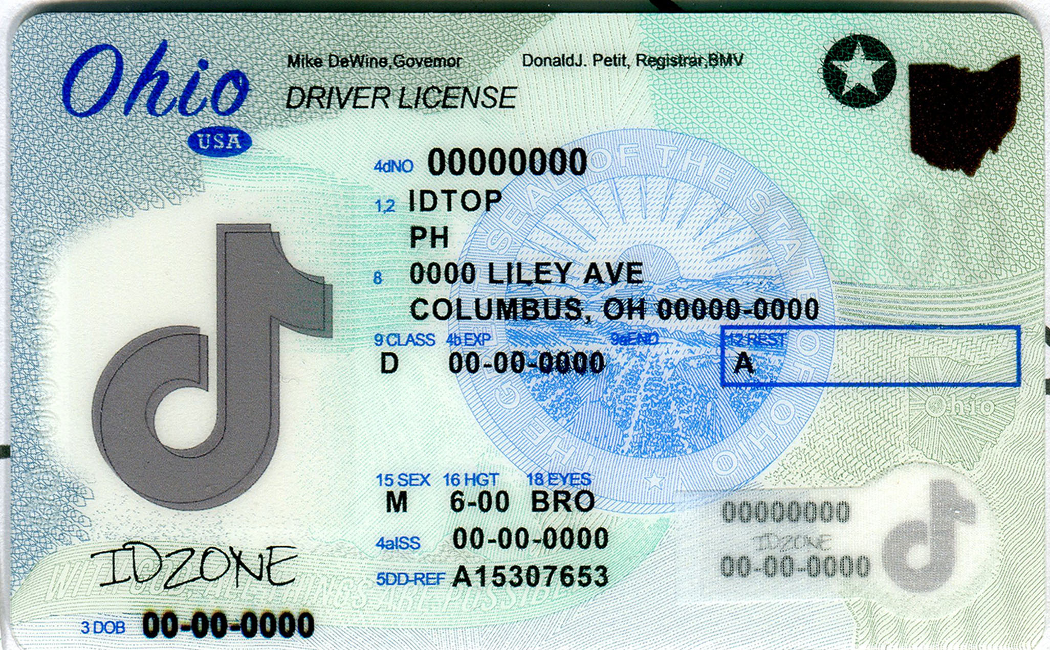 OHIO-New Scannable fake id