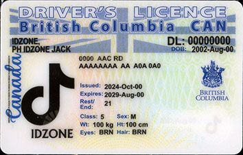 British Columbla-BC buy fake id