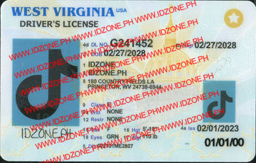 WEST VIRGINIA fake id