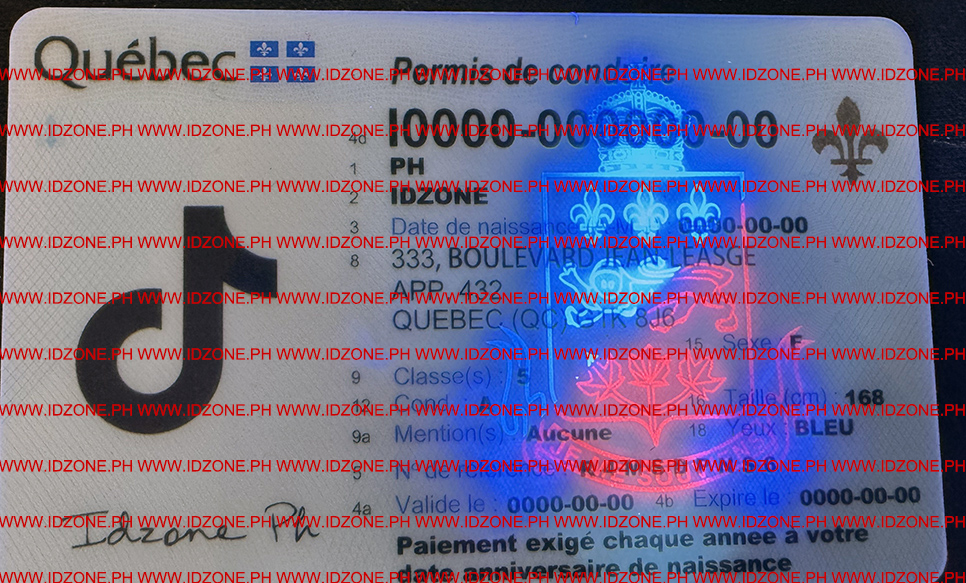Canada ID CARD QC